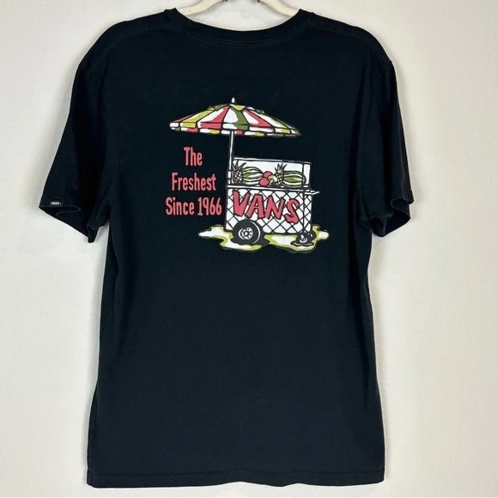 Vans The Freshest since 1966 Black Graphic T-shirt M - Picture 4 of 7